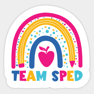 Special Education Teacher Paraprofessional Back To School Sticker
